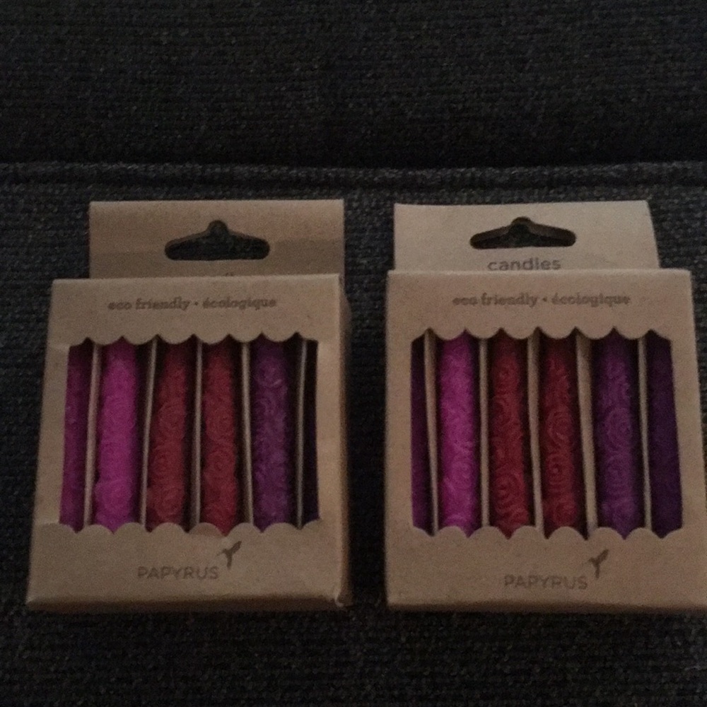 Papyrus candles